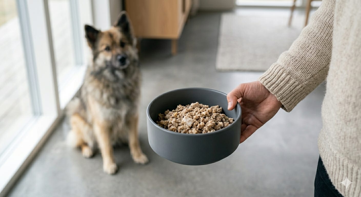 Real food, for the dogs we promised more to.